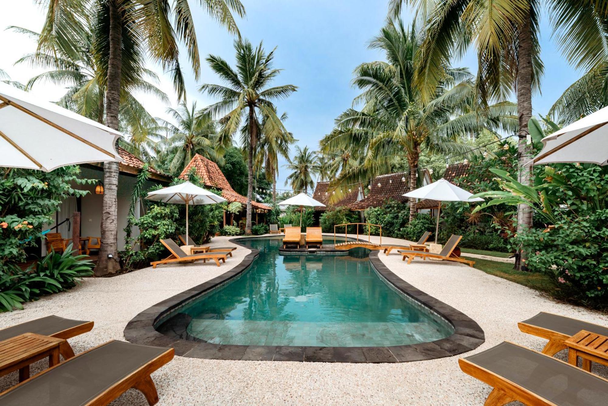 Coconut Garden Resort Gili Trawangan Exterior foto